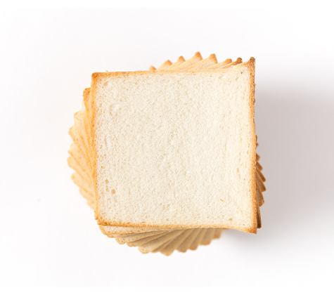 Toastbrot ohne Zusatz von Zucker